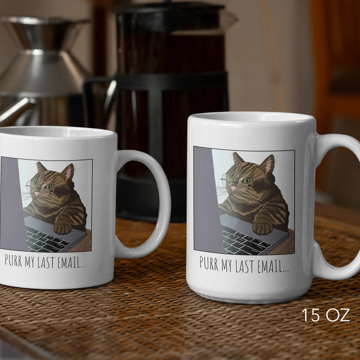 Purr My Last Email Coffee Mug