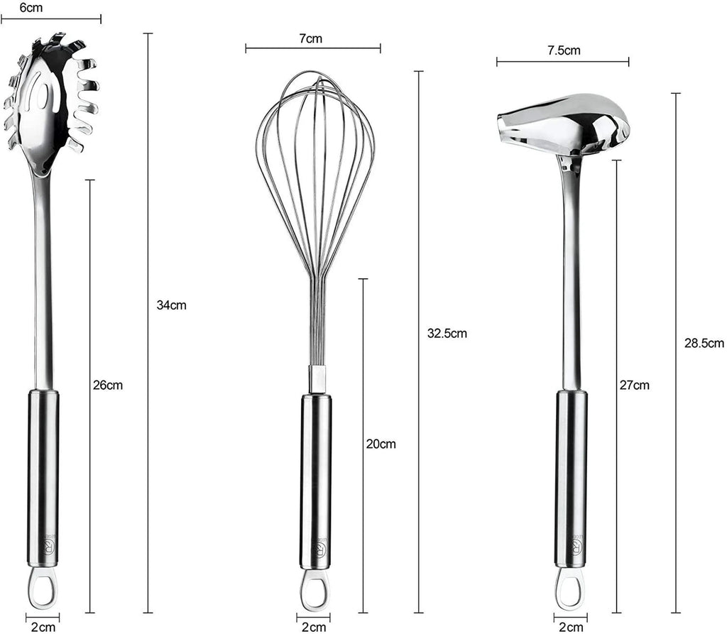 RJ Legend Cooking Gifts - Serving Spoons Utensil Set