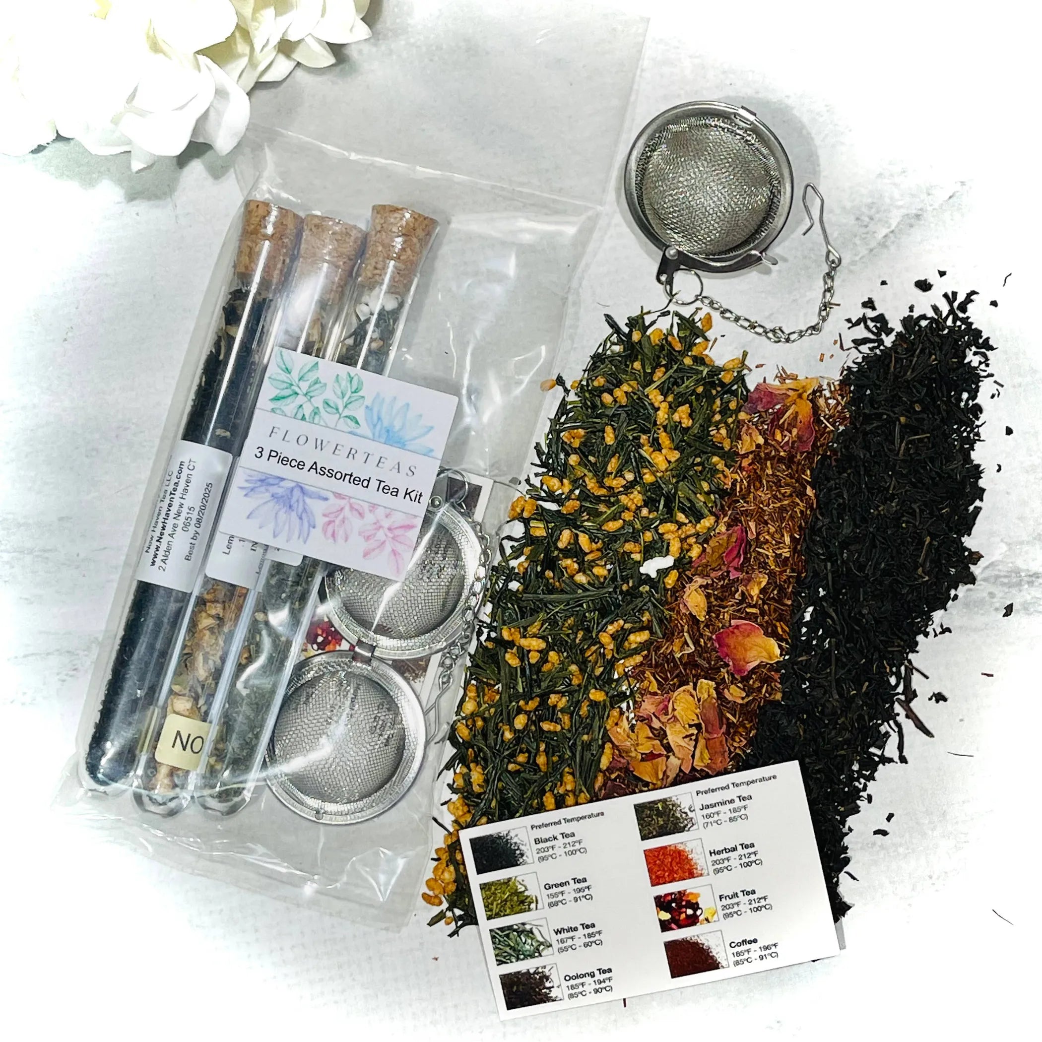 Travel Kit Luxury Loose Leaf Tea Gift Assorted Blends