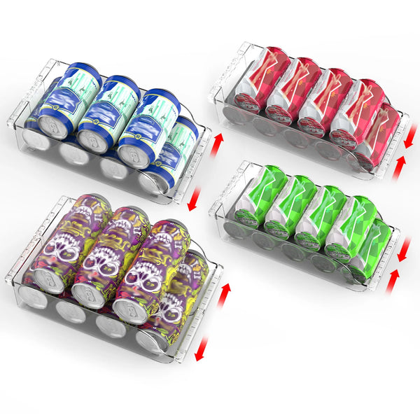 4Pcs Soda Can Organizers for Refrigerator