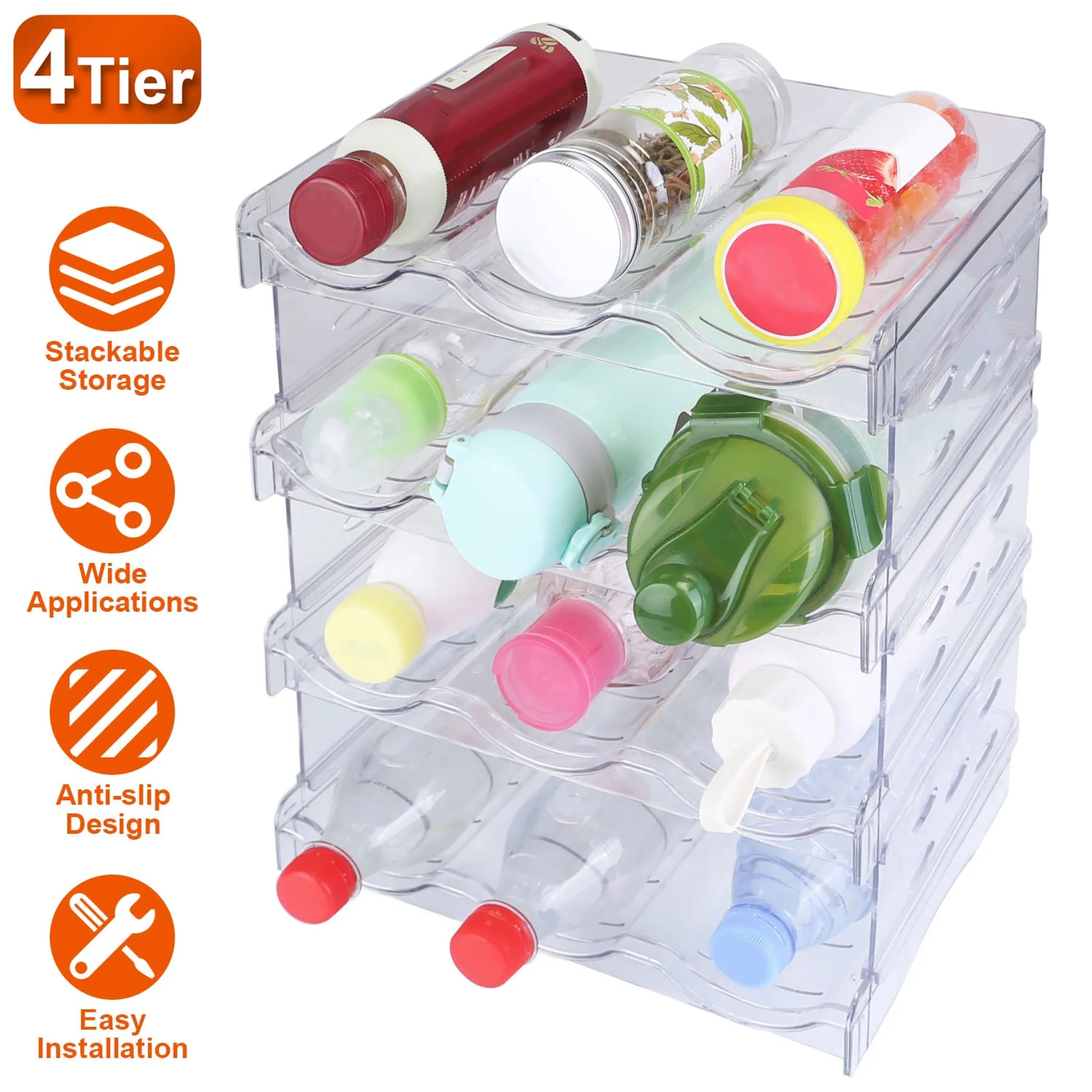 4 Tier Bottle Storage Holder