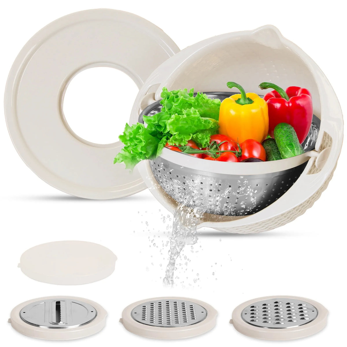 Multifunctional Mixing Bowl with Lid Set