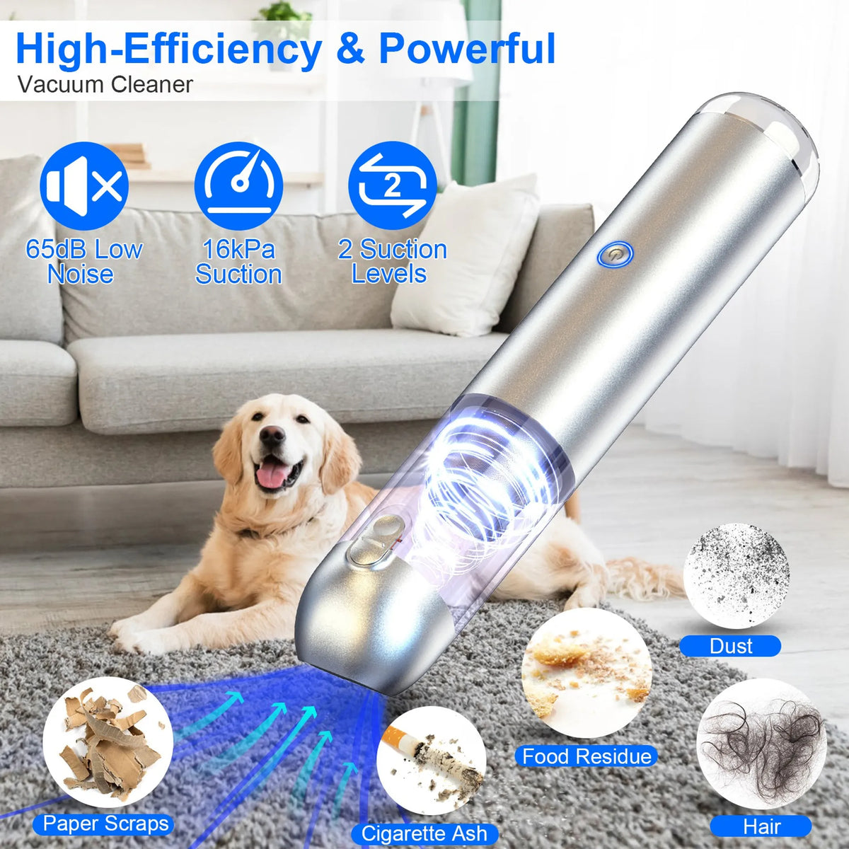 Cordless Handheld Car Vacuum