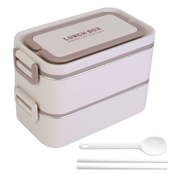 Bento Lunch Box 3 Stackable Food