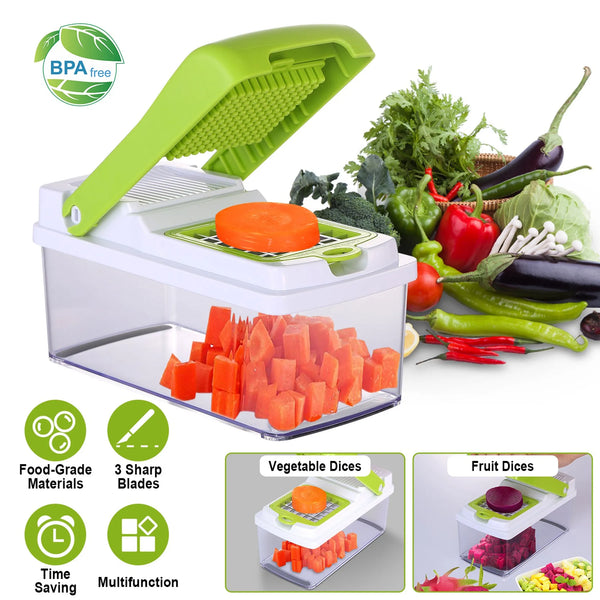 Vegetable Slicer Quick Potato Tomato Fruit Cutter Set