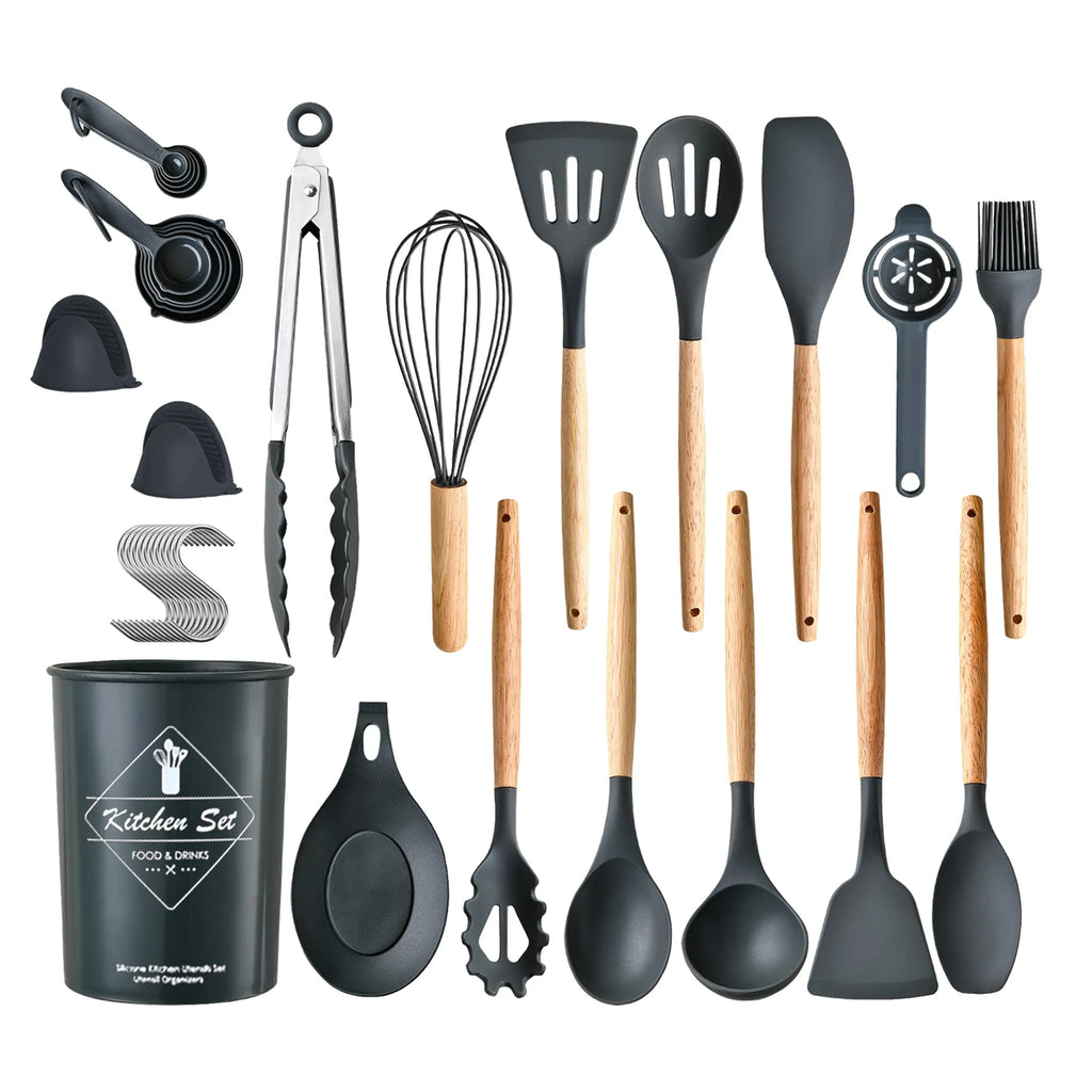 35Pcs Kitchen Cooking Utensils Set Spatula Set