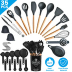 35Pcs Kitchen Cooking Utensils Set Spatula Set