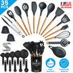35Pcs Kitchen Cooking Utensils Set Spatula Set