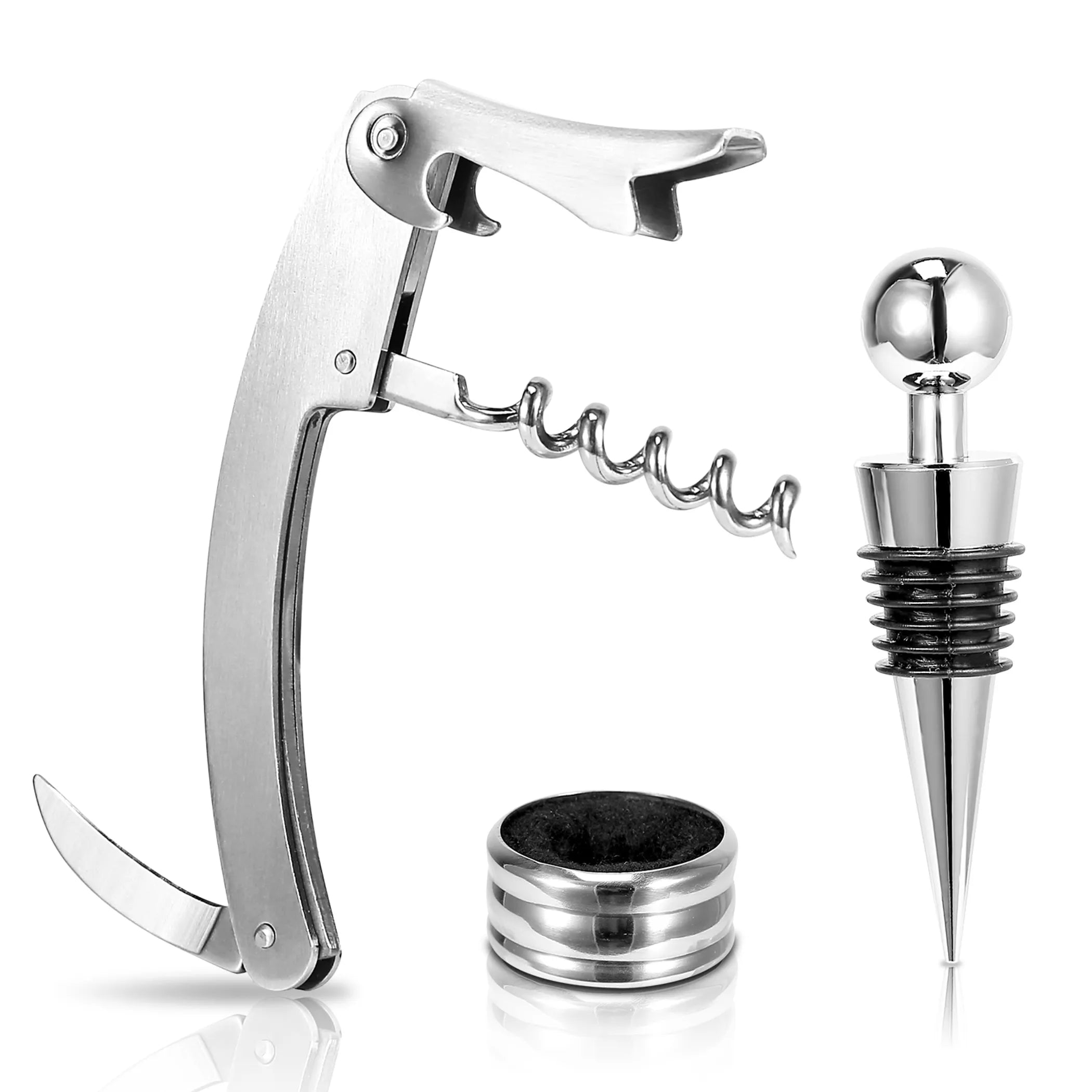 3Pcs Corkscrew Bottle Opener Set