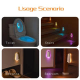 Motion Sensor Toilet Night Light