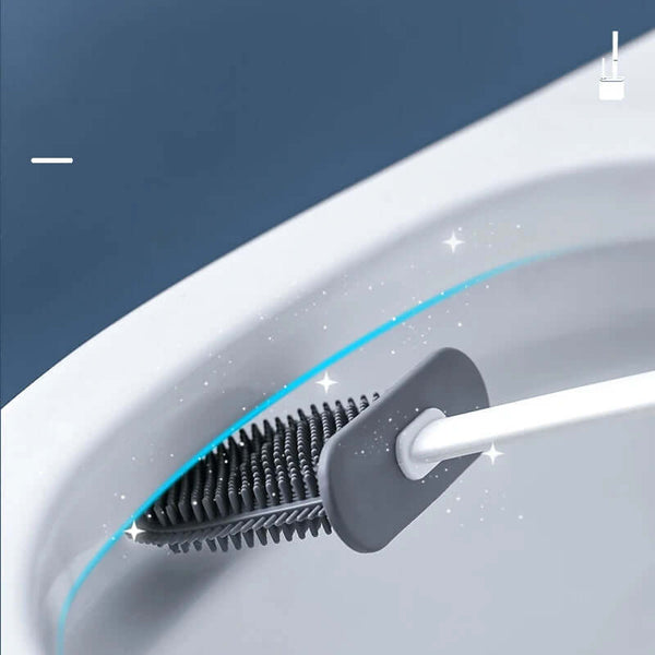 Silicone Toilet Brush Set