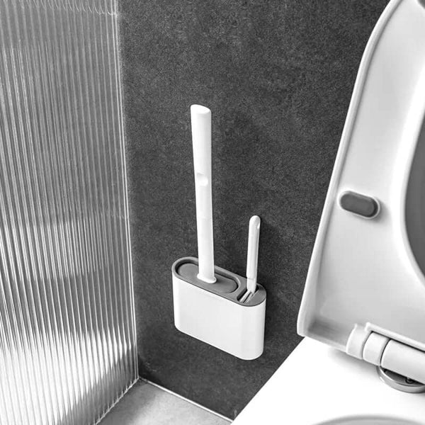 Silicone Toilet Brush Set