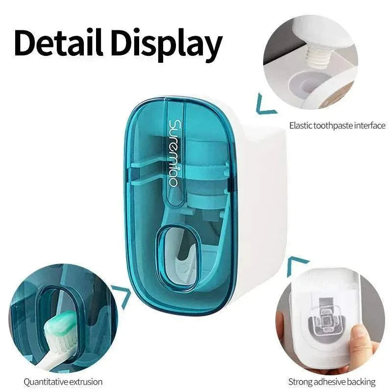 Automatic Toothpaste Dispenser – Wall Mounted Toothpaste Squeezer