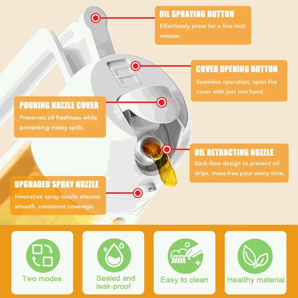 Glass Oil Spray Bottle